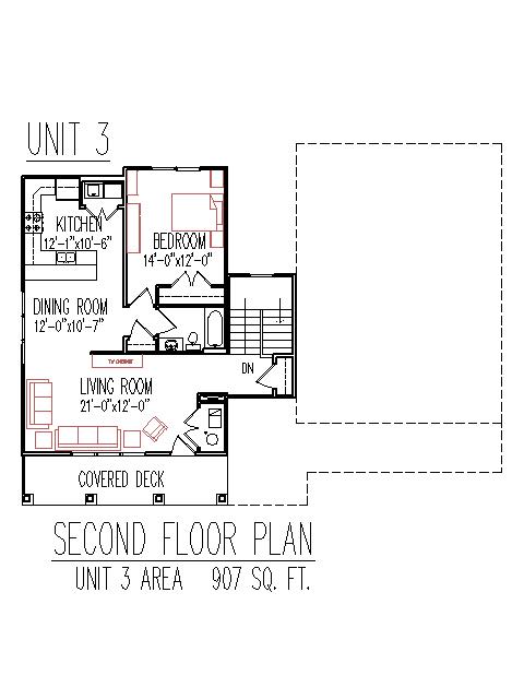 Connersville Indiana Duplex Plans 3 Unit 2 Floos 3 Bedroom 3 Bath Front Porch 2700 Sq Ft